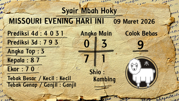 Prediksi Missouri Evening