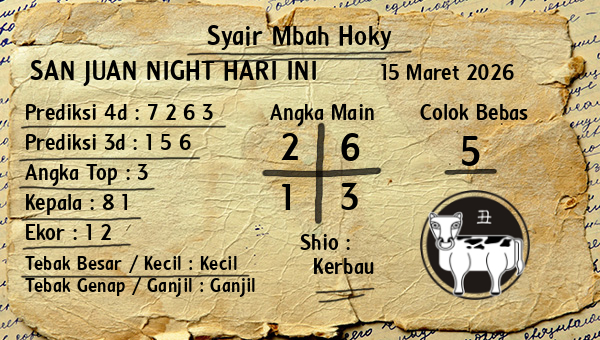 Prediksi San Juan Night