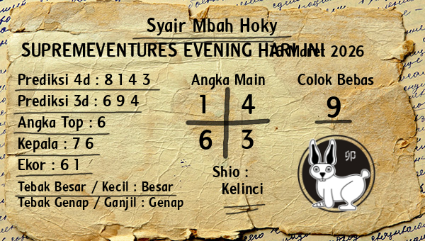 Prediksi Supremeventures Evening