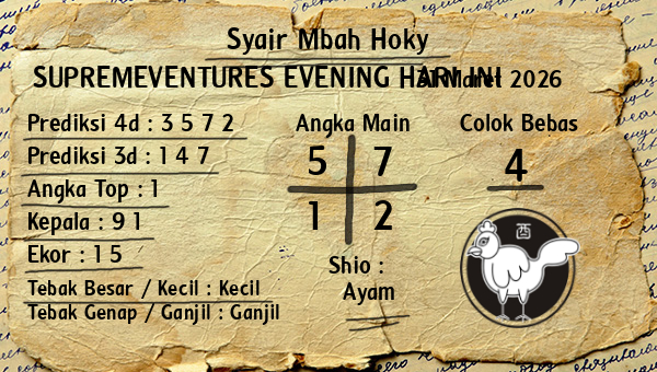 Prediksi Supremeventures Evening