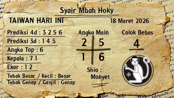 Prediksi Taiwan