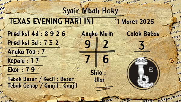 Prediksi Texas Evening