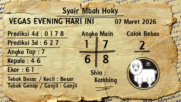 Prediksi Vegas Evening