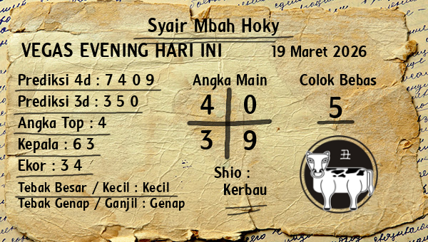 Prediksi Vegas Evening