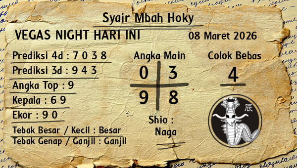 Prediksi Vegas Night