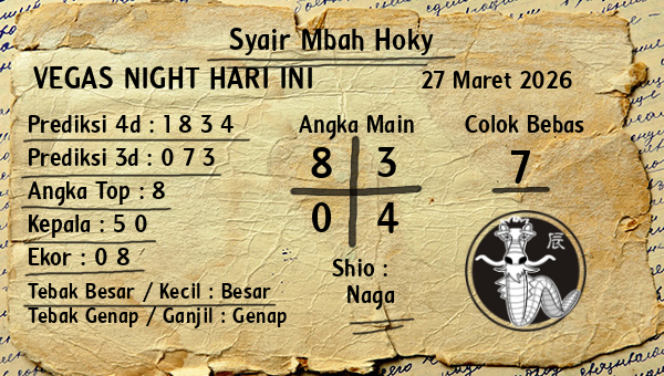 Prediksi Vegas Night