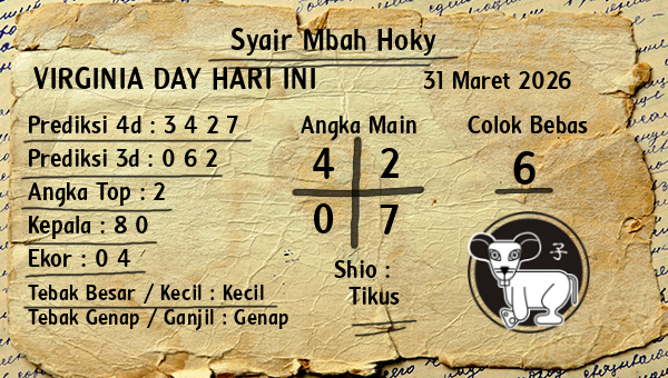 Prediksi Virginia Day