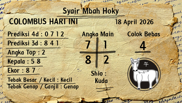 Prediksi Colombus