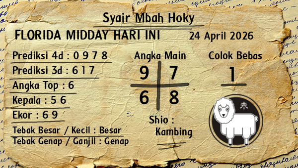 Prediksi Florida Midday