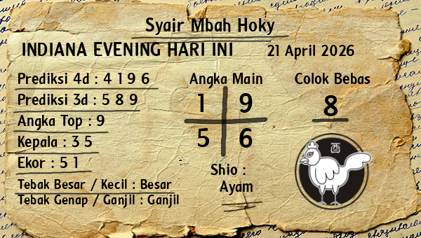 Prediksi Indiana Evening