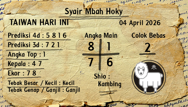 Prediksi Taiwan