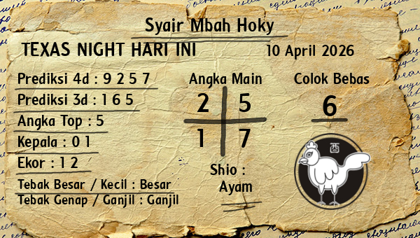 Prediksi Texas Night