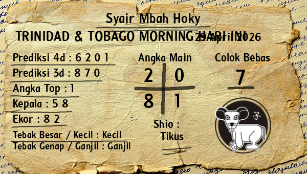 Prediksi Trinidad & Tobago Morning