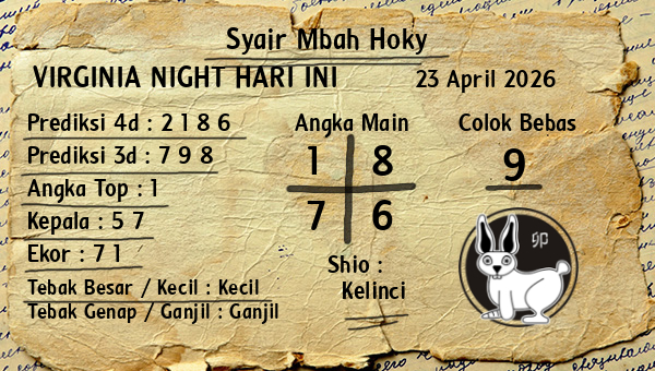 Prediksi Virginia Night