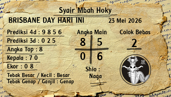 Prediksi Brisbane Day