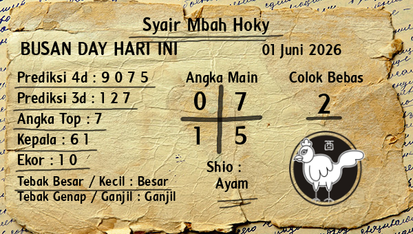 Prediksi Busan Day
