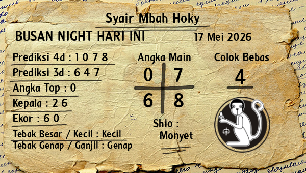 Prediksi Busan Night