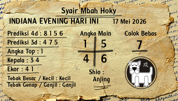 Prediksi Indiana Evening