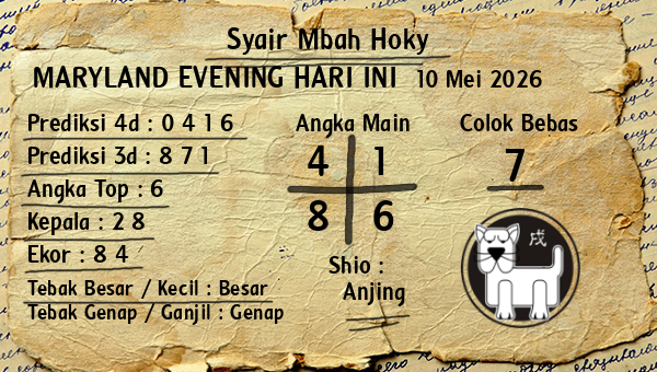 Prediksi Maryland Evening