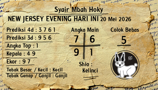 Prediksi New Jersey Evening