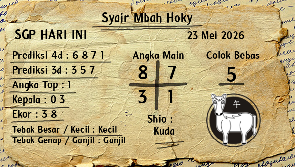 Prediksi SGP
