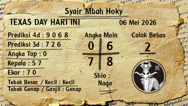 Prediksi Texas Day