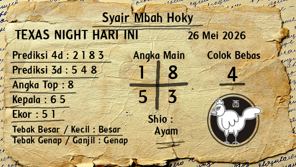 Prediksi Texas Night