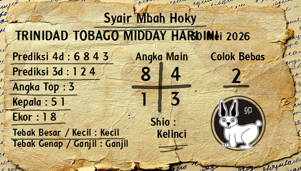 Prediksi Trinidad Tobago Midday