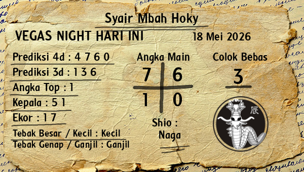 Prediksi Vegas Night