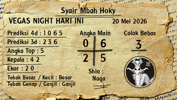 Prediksi Vegas Night