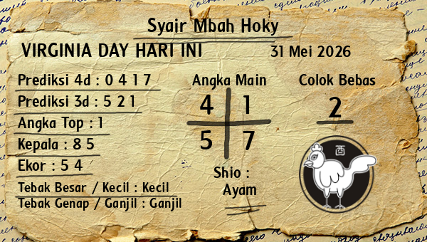 Prediksi Virginia Day