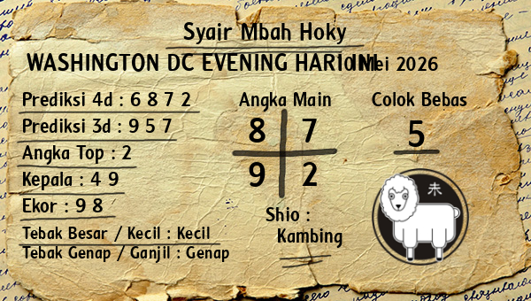 Prediksi Washington Dc Evening