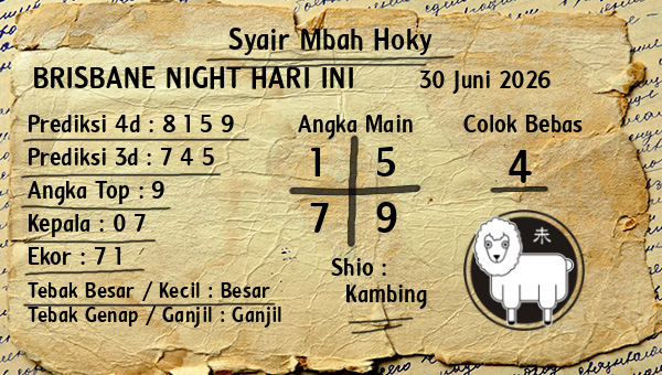 Prediksi Brisbane Night