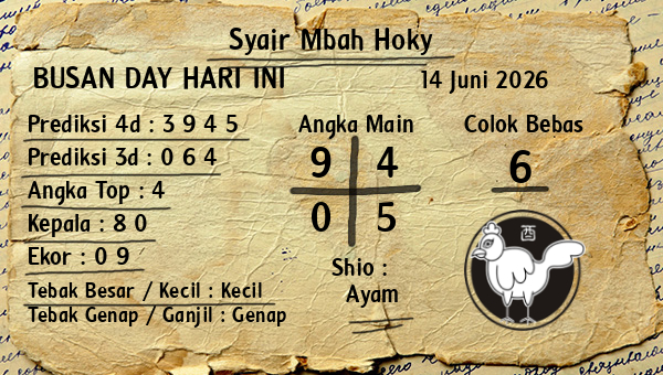 Prediksi Busan Day