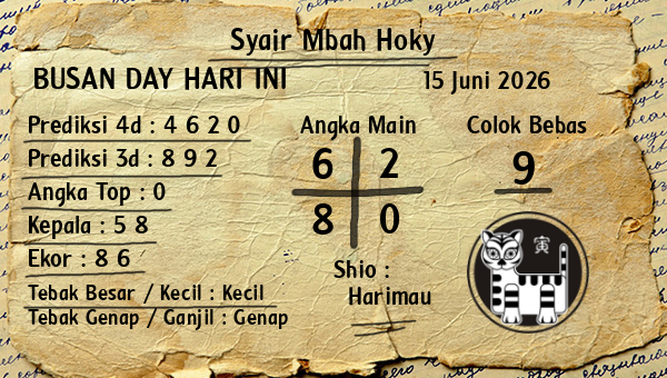 Prediksi Busan Day
