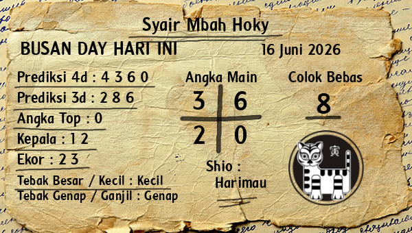 Prediksi Busan Day