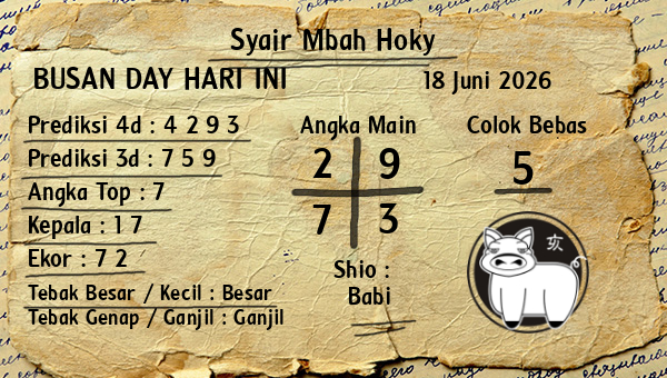 Prediksi Busan Day