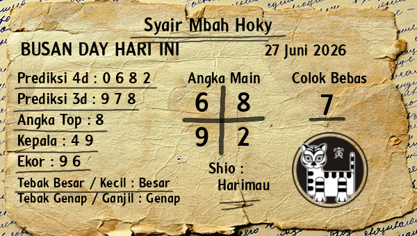 Prediksi Busan Day
