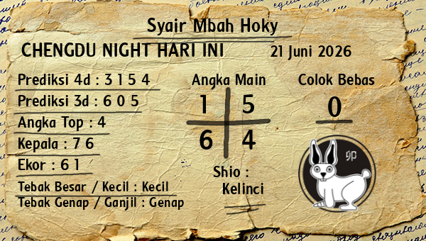Prediksi Chengdu Night