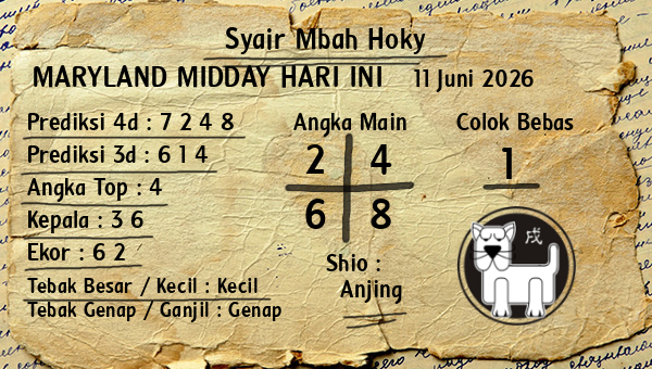 Prediksi Maryland Midday