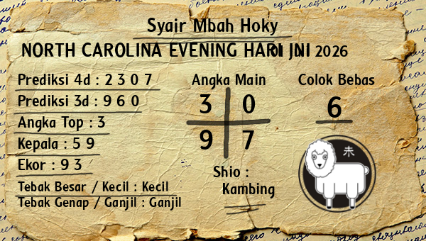 Prediksi North Carolina Evening