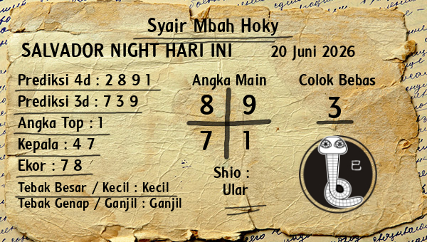 Prediksi Salvador Night