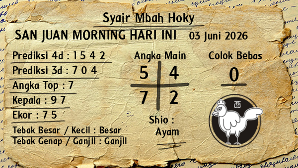 Prediksi San Juan Morning