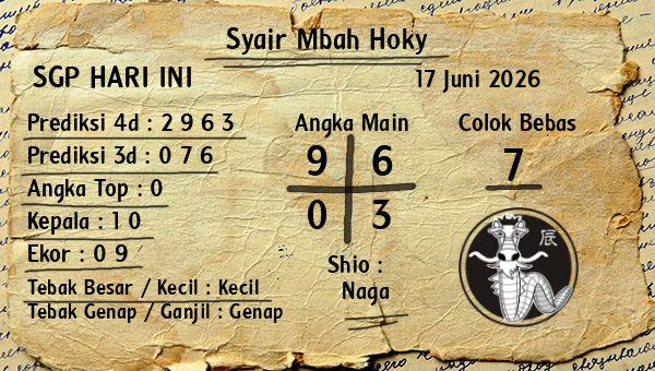 Prediksi SGP