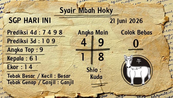 Prediksi SGP