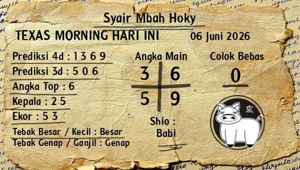 Prediksi Texas Morning
