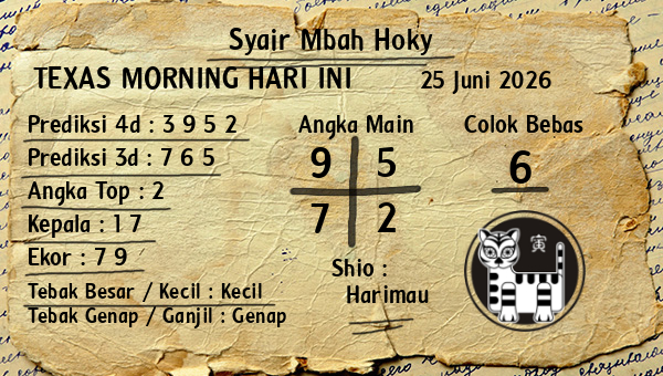 Prediksi Texas Morning