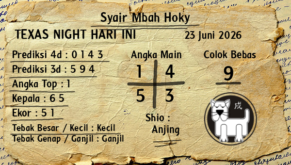 Prediksi Texas Night