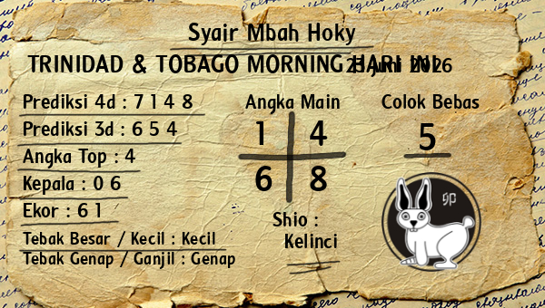 Prediksi Trinidad & Tobago Morning