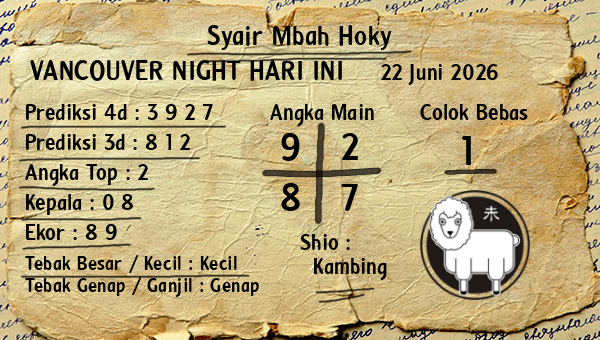 Prediksi Vancouver Night